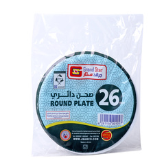 Grand Star Size 26 Round Plate 20pc