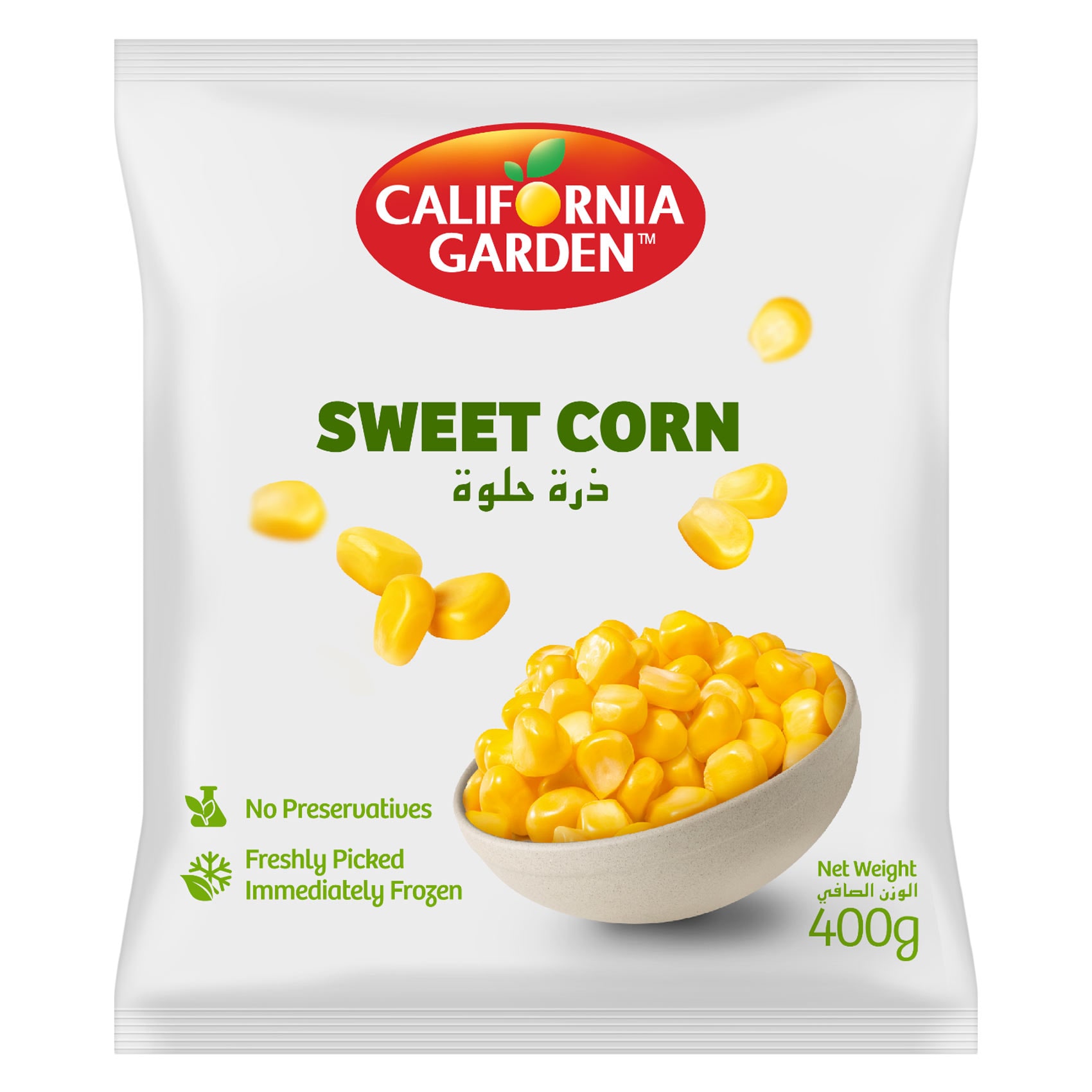 California Gardens Frozen Sweet Corn 400g
