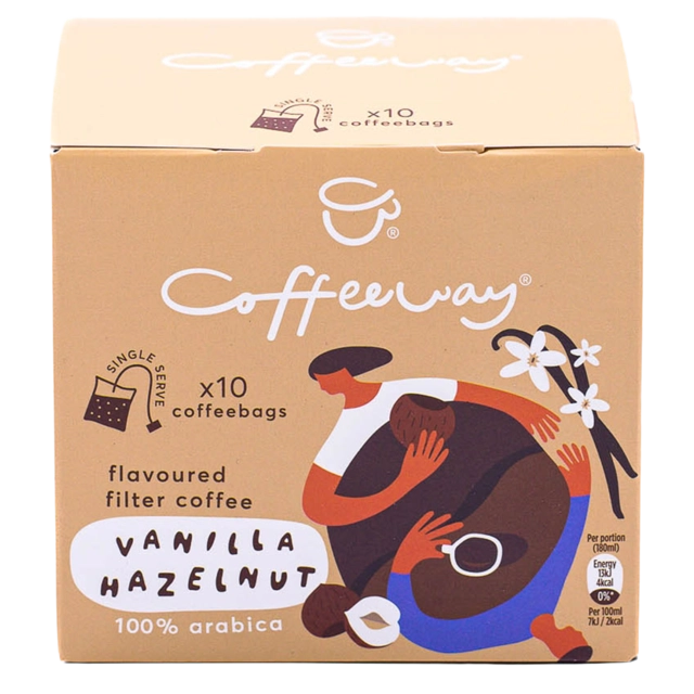 Vanilla Hazelnut Flavoured Filter Coffee-10 X 75 G
