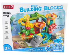 Feelo Whale Slide Building Blocks 97 pcs