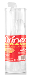 Orinex Clear Plastic Cutlery 18pcs