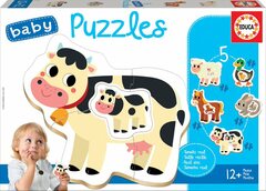 Educa Borras 5 Baby Puzzles The Farm