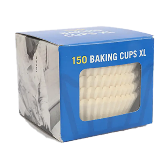 White Baking Cup 25X50Mm