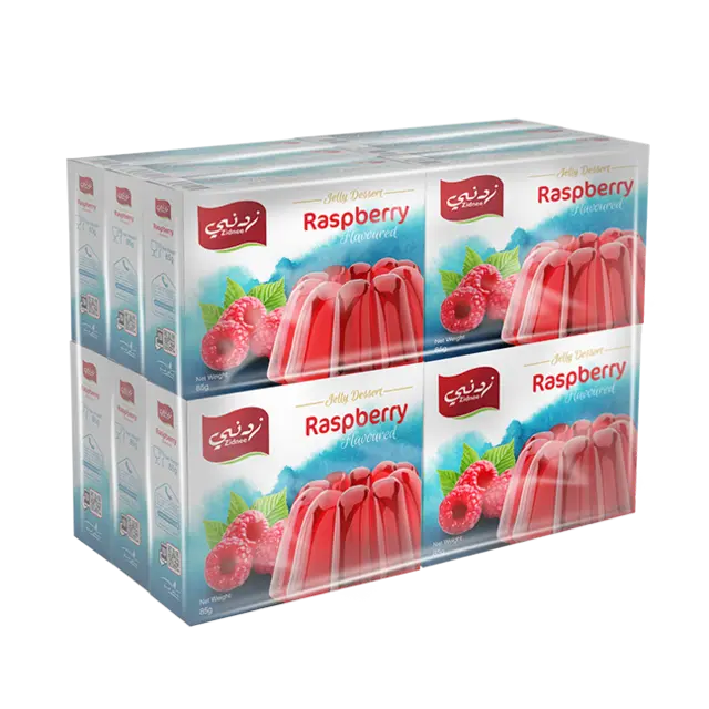 Jelly Raspberry Flavoured-6X85G