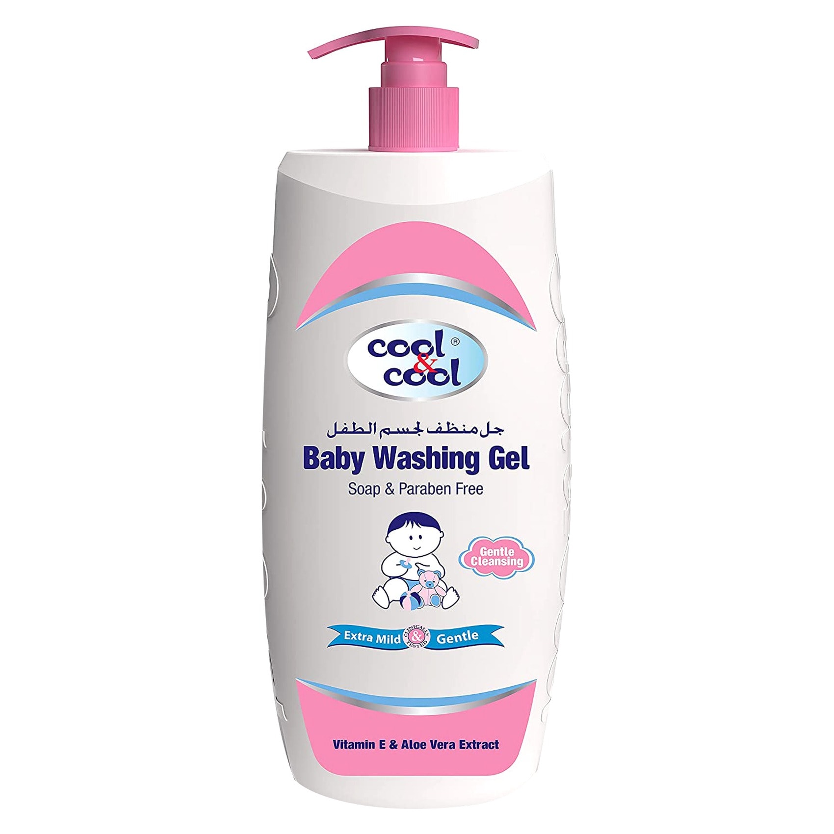 Cool & Cool Baby Washing Gel White 1L