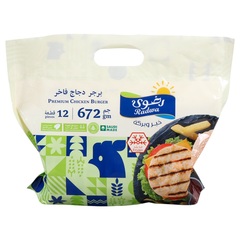 Radwa Premium Chicken Burger 12 pcs 672g