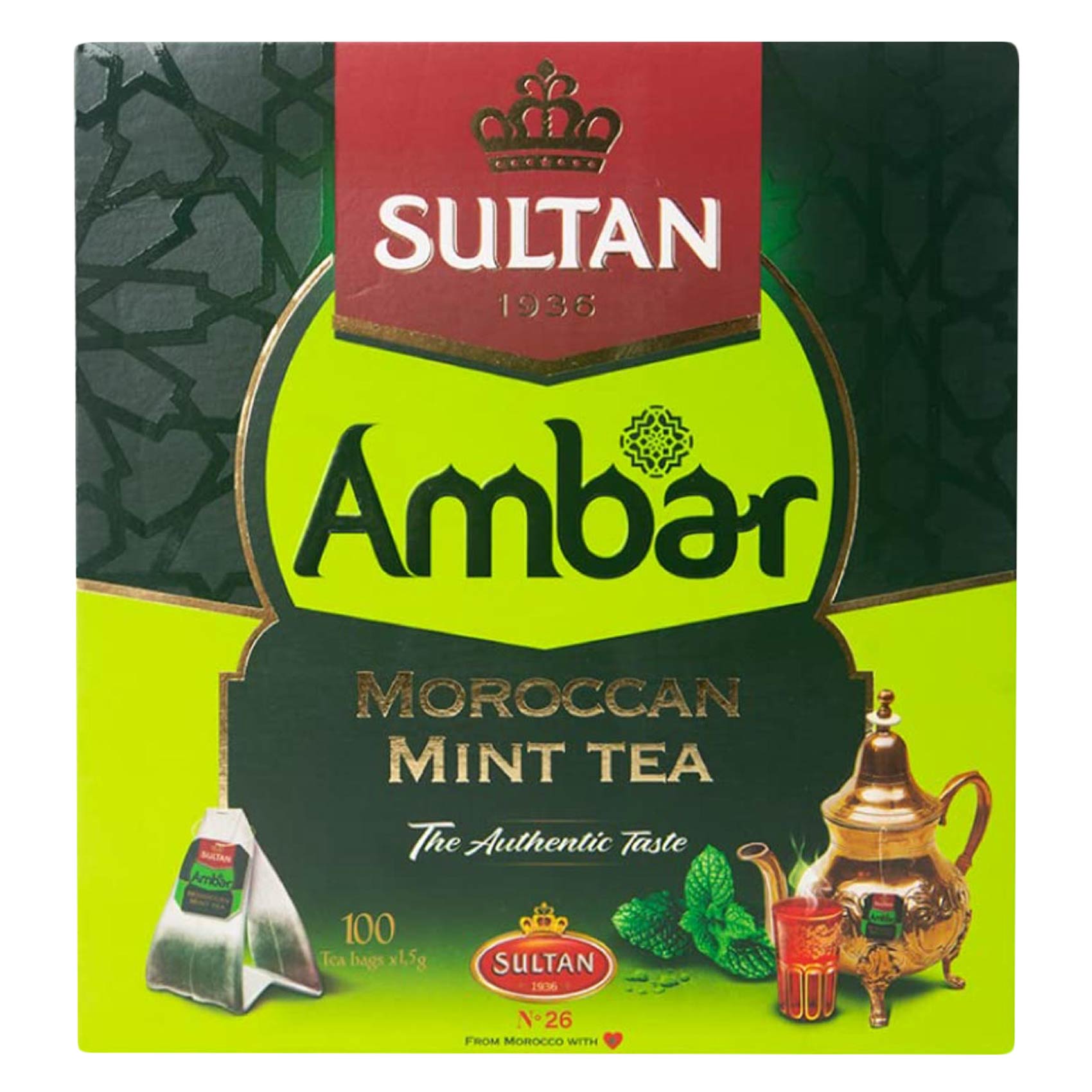 Sultan Mint Tea Bags – 100 Bags