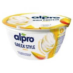 Alpro High in Protein Greek Style Mango Soya Plant-Based Yogurt 150g