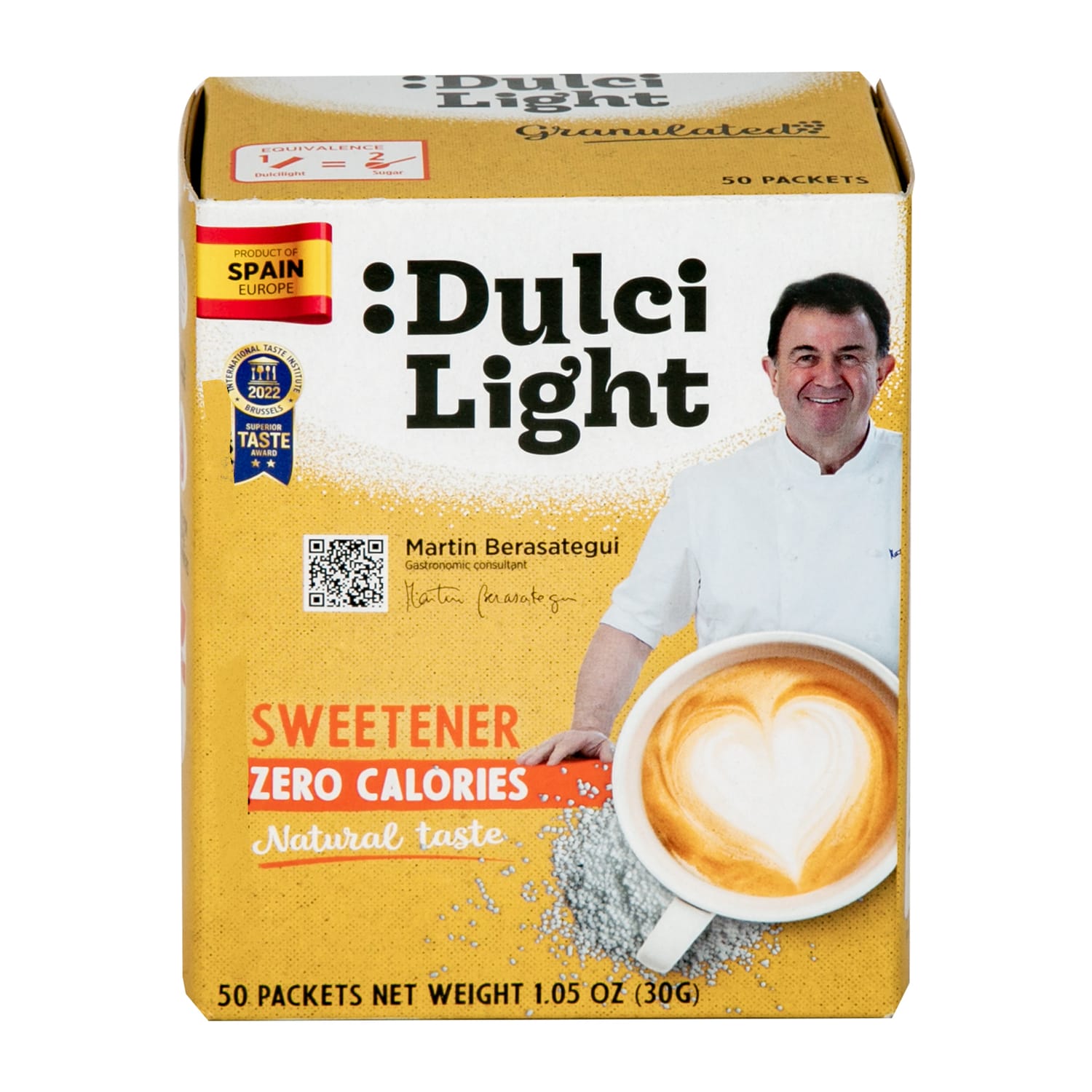 Dulci Light Stevia Sweetener Zero Calories 30g