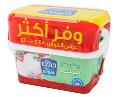 Nadec Full Fat White Feta Cheese (Savings Offer) 450+200g