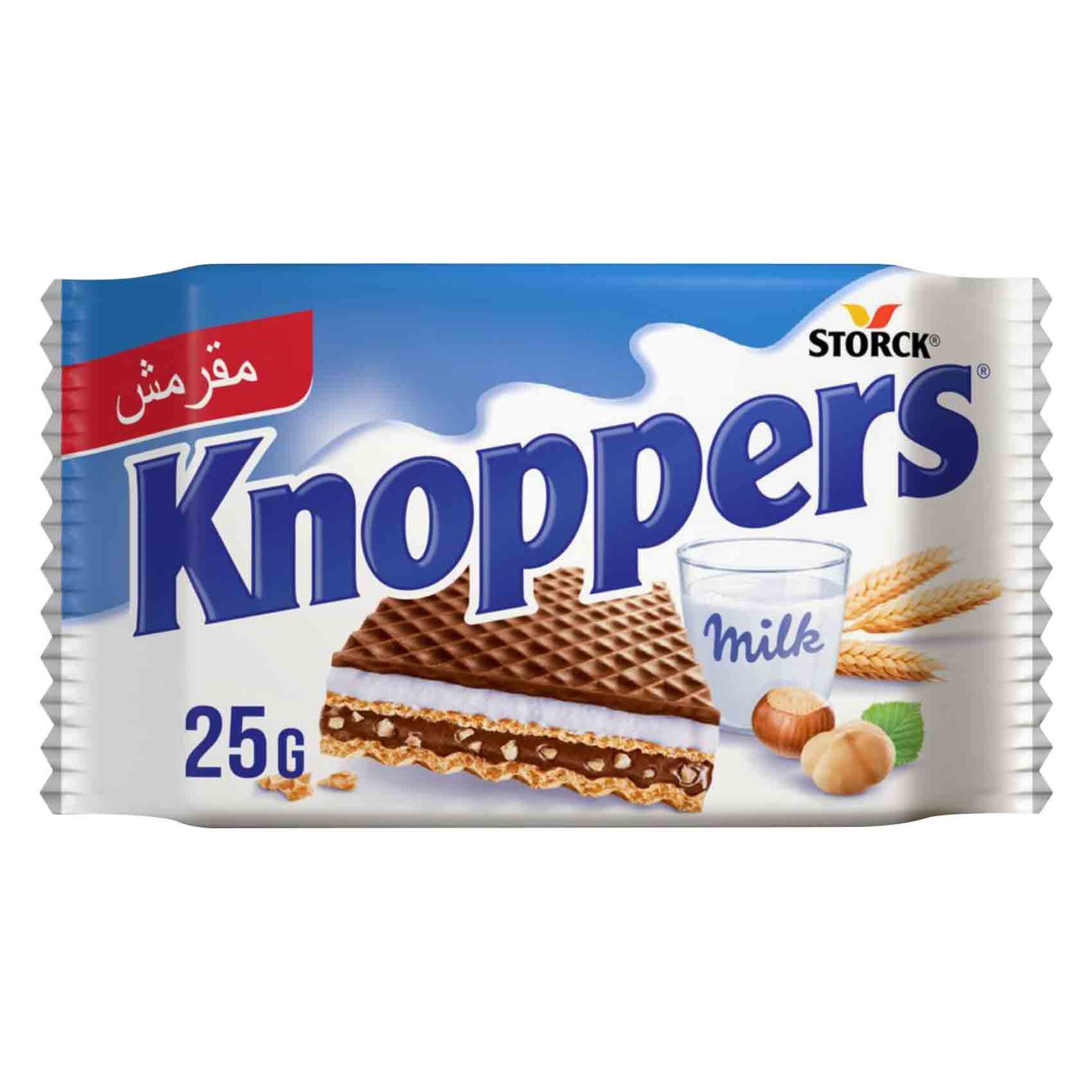 Storck Knoppers Milk Hazelnut Wafer 25g