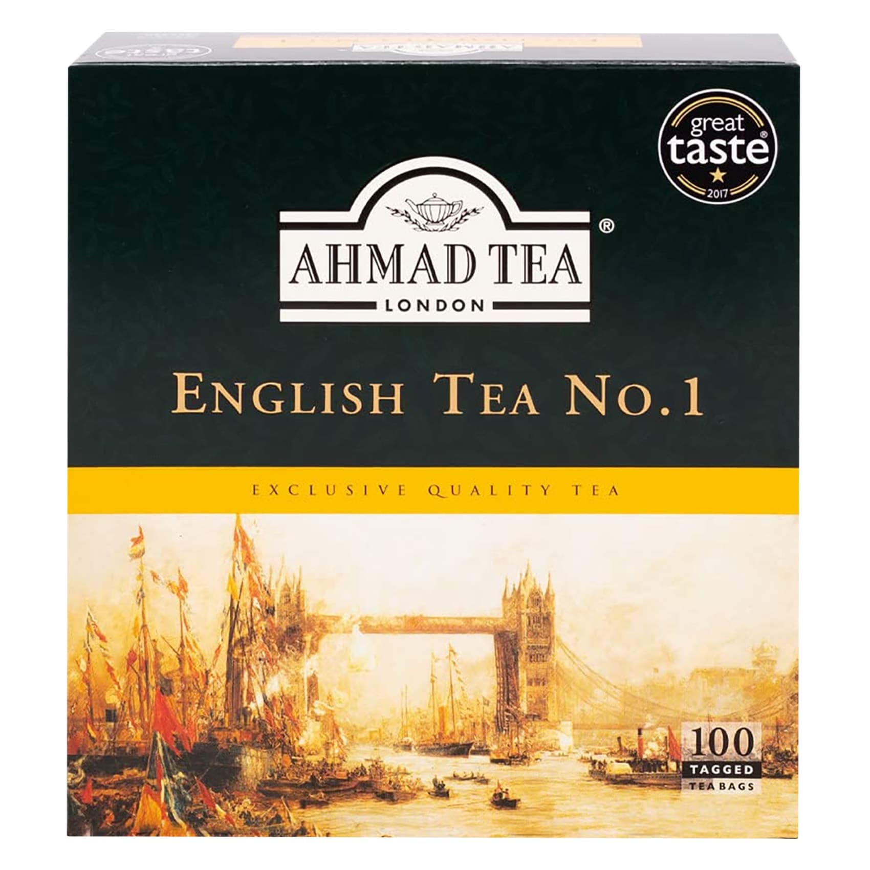 Ahmad Tea English Tea No.1 (+3 Herbal Tea Bags) 100Tea Bags