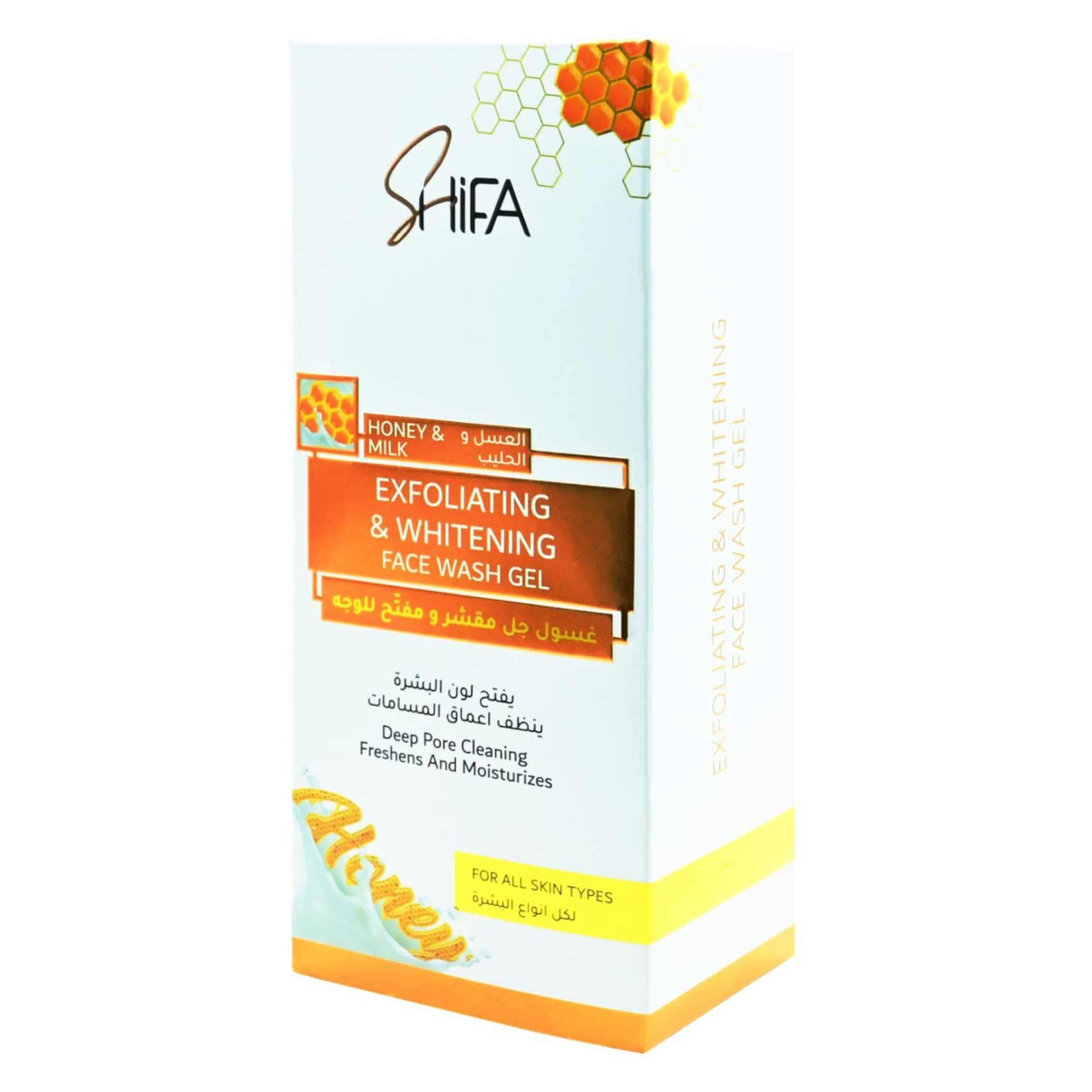 Shifa Honey And Milk Face Wash Gel 150ml