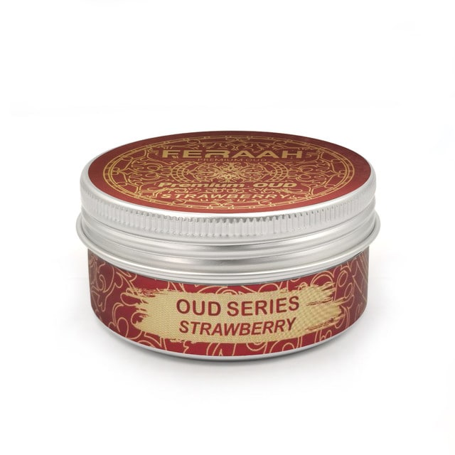 Feraah Premium Oud Air Freshener – Oud Series Strawberry Long-Lasting Fragrance for Home & Car