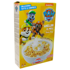 Dolci Preziosi Paw Patrol Anellini Al Miele Cereal Honey Rings 300g