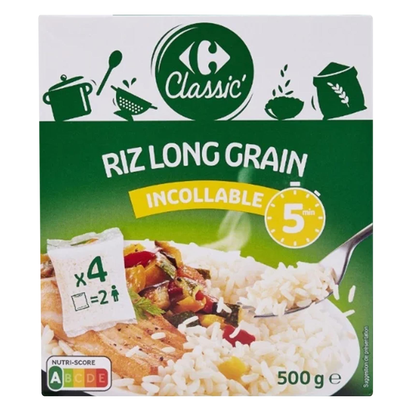 CRF RICE CUISSON RAP 5MN 125G