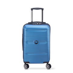 Delsey Comete + 4 Wheel Trolley Case 55cm Light Blue