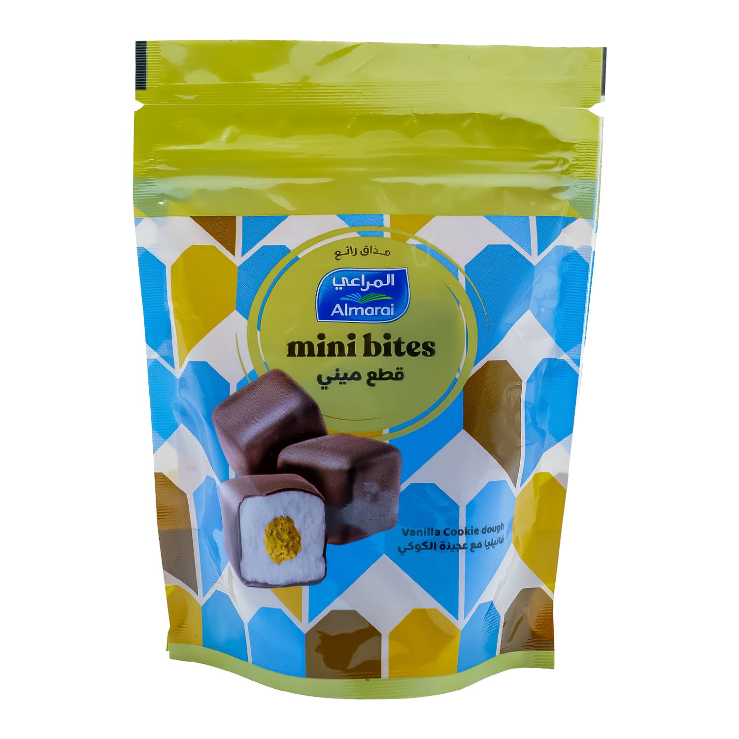 Almarai Mini Bites Vanilla Cookie Dough Ice Cream 128 ml
