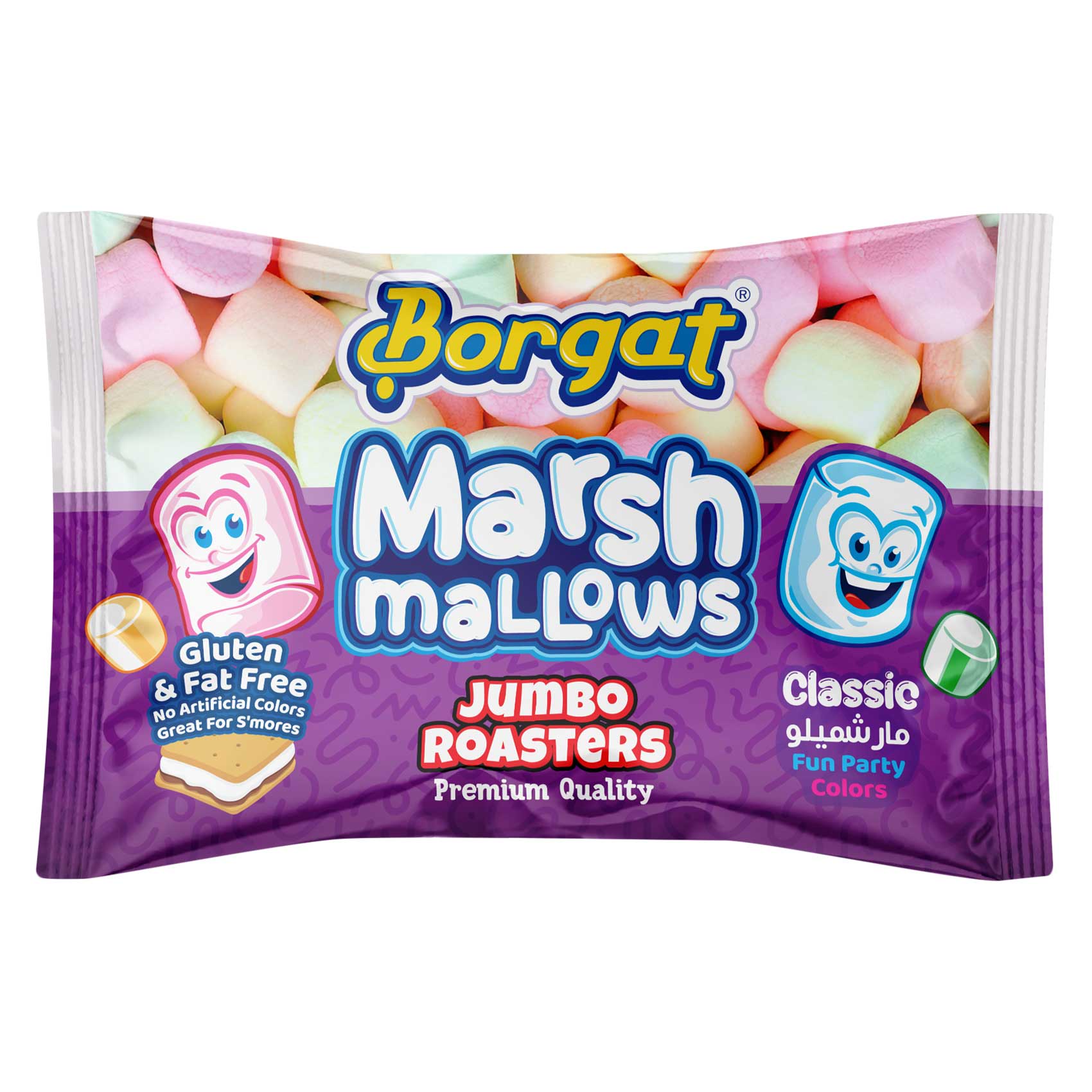Borgat Marsh Mallows Multi Fruit Jampo Roasters Bag 300g