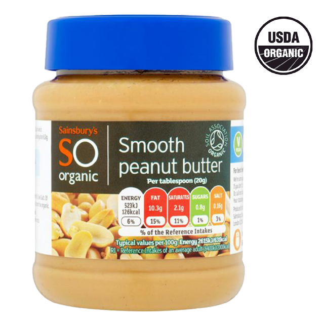 Organic Smooth Peanut Butter