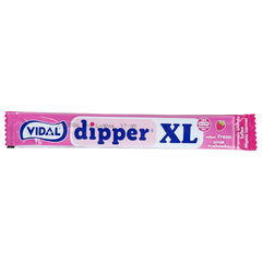 Vidal Dipper Xl Gluten Free Strawberry Chews Candy 10.5g