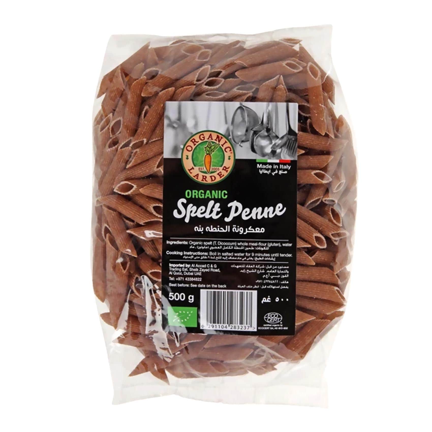 Larder Organic Spelt Penne 500g