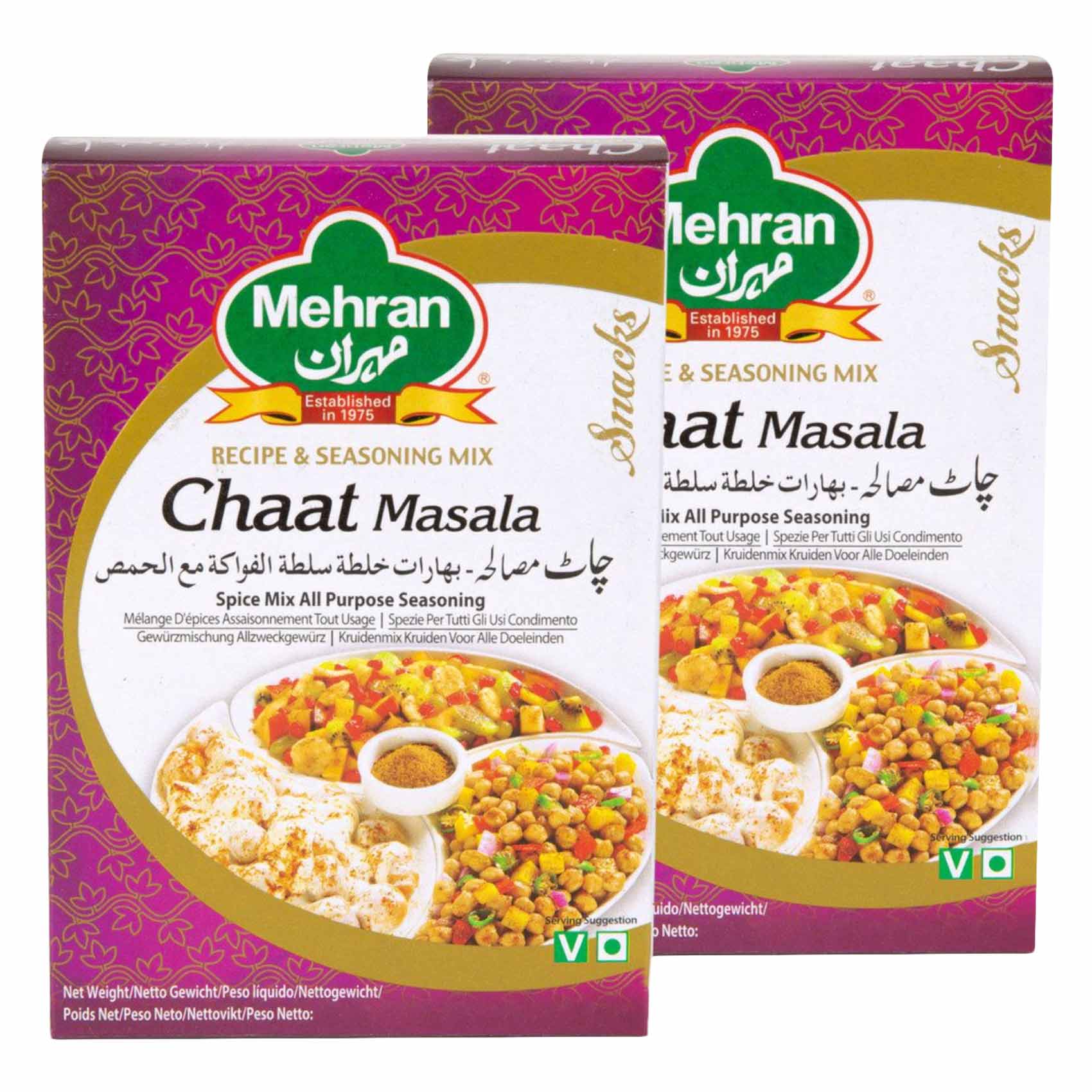 Mehran Chaat Masala 50g x Pack of 2