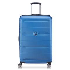 Delsey Comete + 4 Wheel Trolley Case 77cm Light Blue