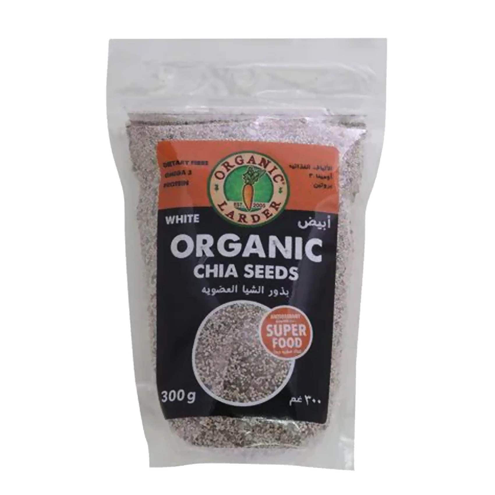 Organic Larder Organic White Chia Seeds 300g