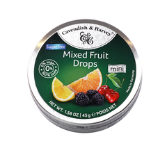 Cavendish & Harvey Mini Mixed Fruit Drops Sugar Free 50g
