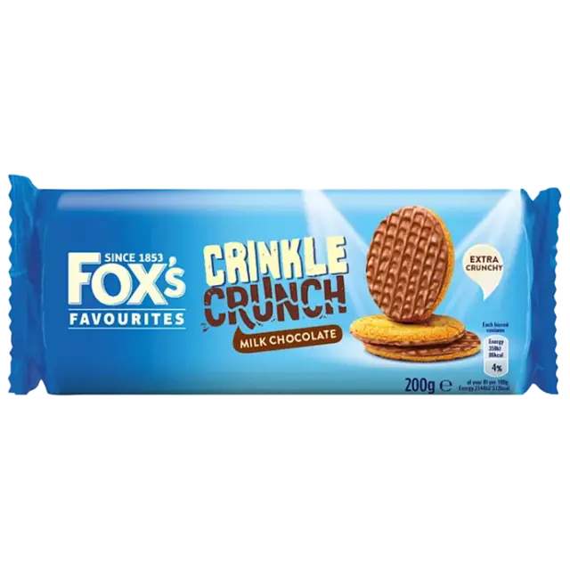 Favourites Crinkle Crunch Milk Chocolate 200 G