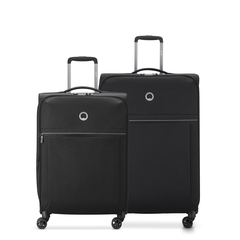 Delsey Brochant 2.0 Luggage Trolley Set 67cm, 78cm Black