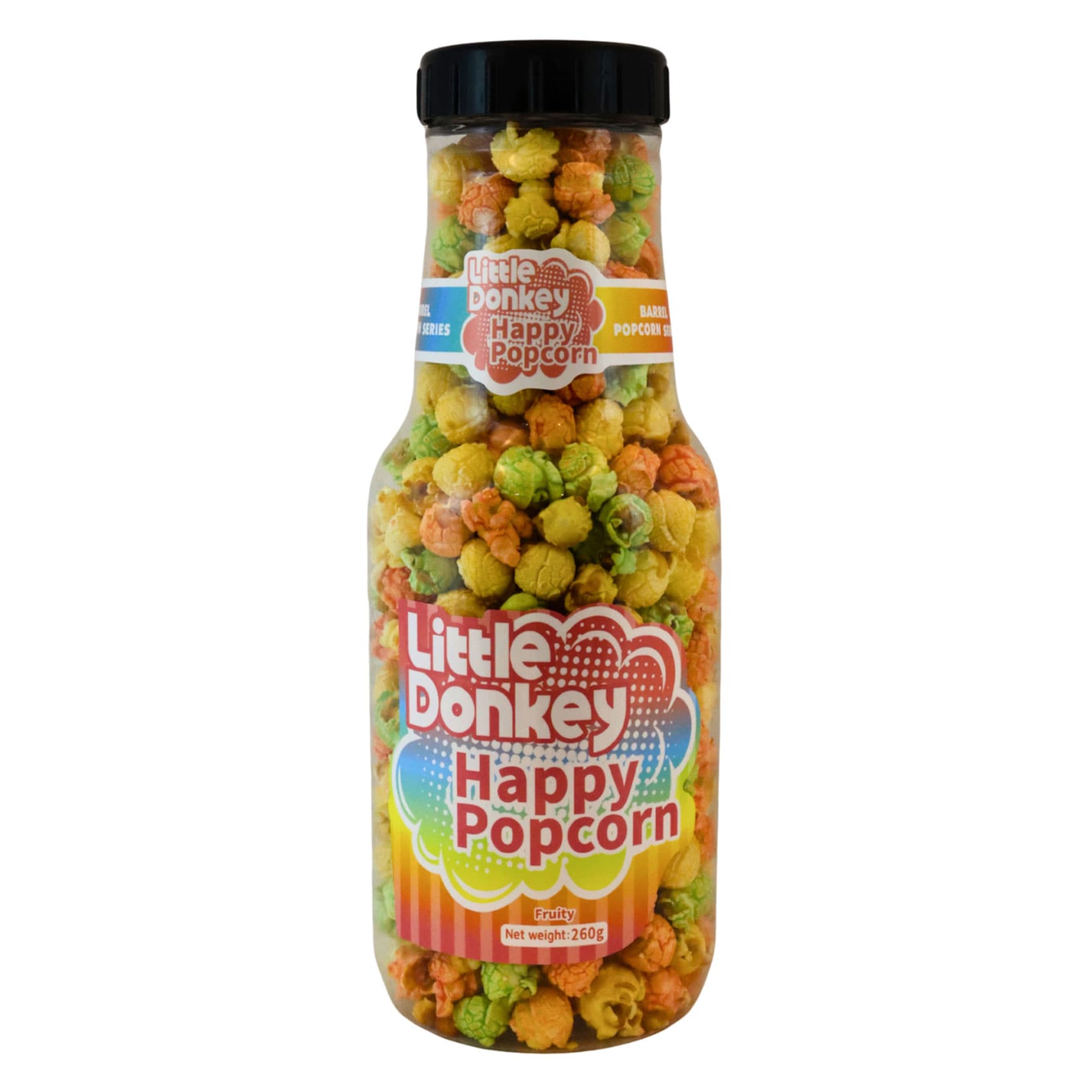 Little Donkey - Bottle Fruit Popcorn 260g