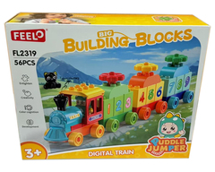 Feelo Digital Train Building Blocks 56 pcs