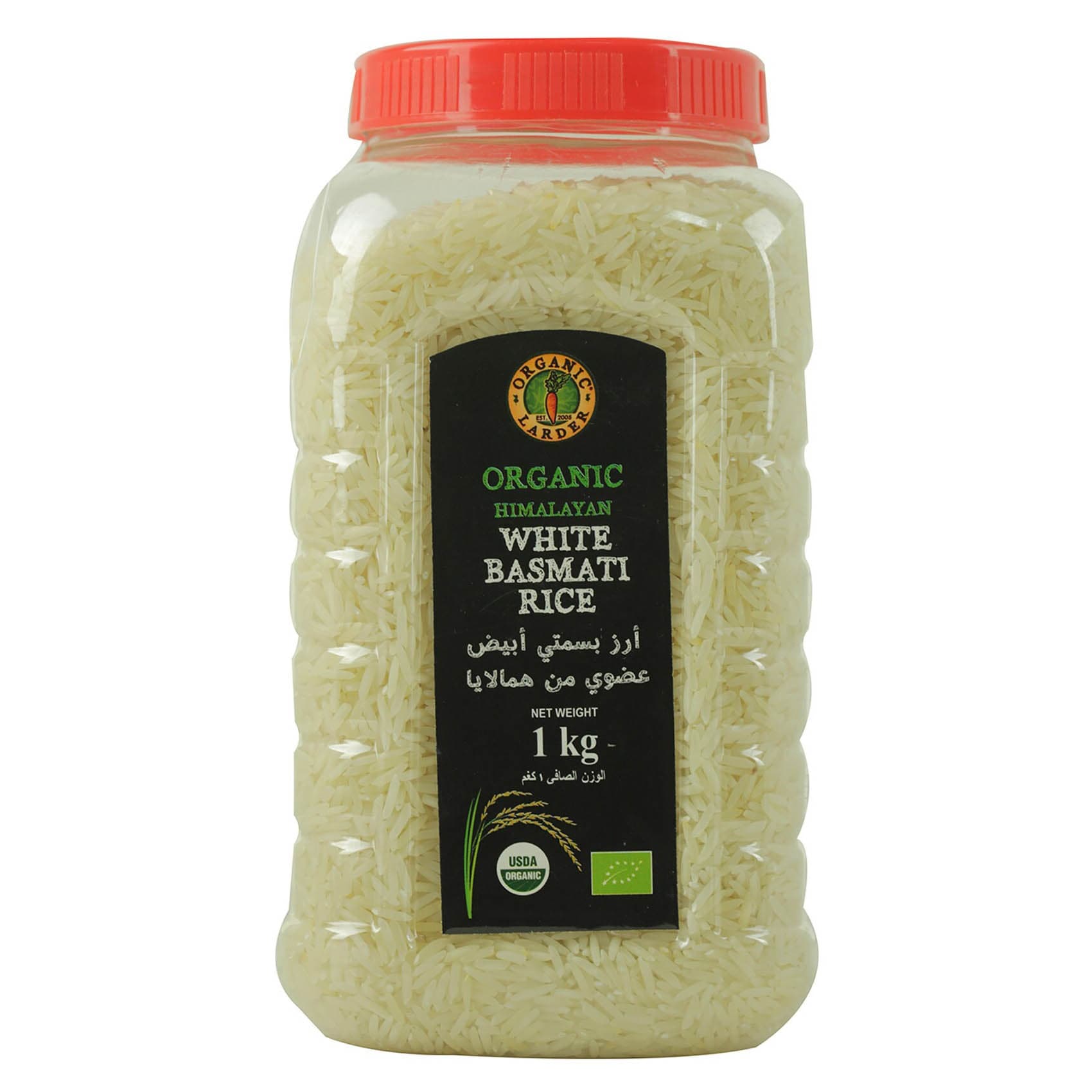 Organic Larder Organic Himalayan White Basmati Rice 1kg