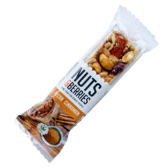 Nuts & Berries Organic Crunchy Pecan Cinnamon Bar 40g
