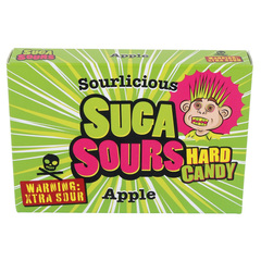 Suga Sours Vegetarian Apple Natural 100g