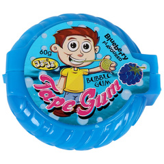 Jojo Tape Gum Blueberry Flavoured 60g