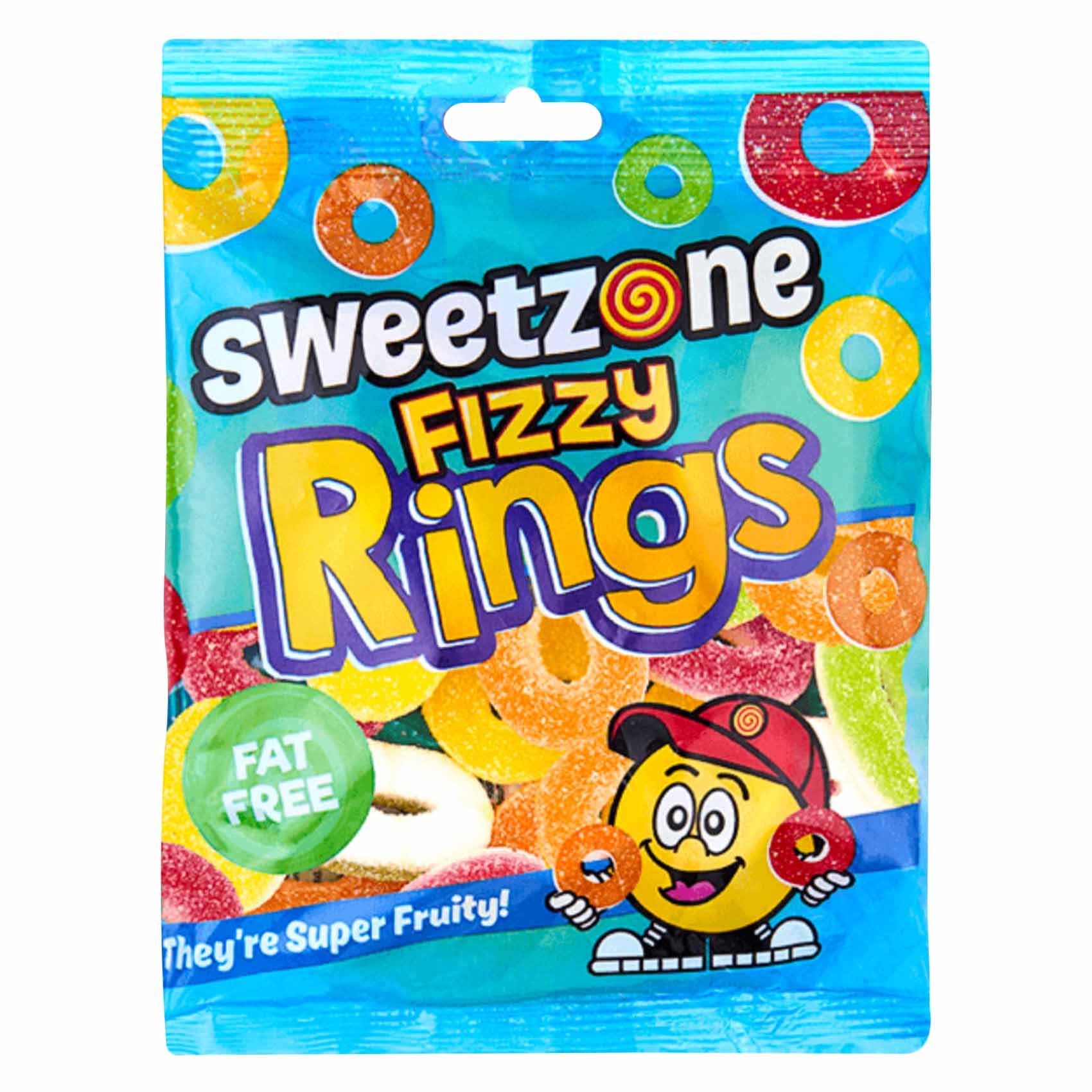 Sweetzone Fizzy Rings Jelly Candy 170g