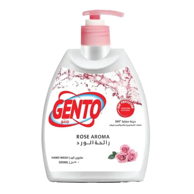 Gento Rose Aroma Antibacterial Hand Wash 500ml