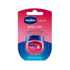 Vaseline Lip Care Rosy Lip Balm Tub With Pure Jelly & Rose Fragrance 7g