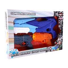 Hip Shot Toys Double Pack Air Pressure Water Blasters Set 8m Range