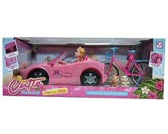 Shunruxin Cutie Holiday Doll, Car & Bike Playset