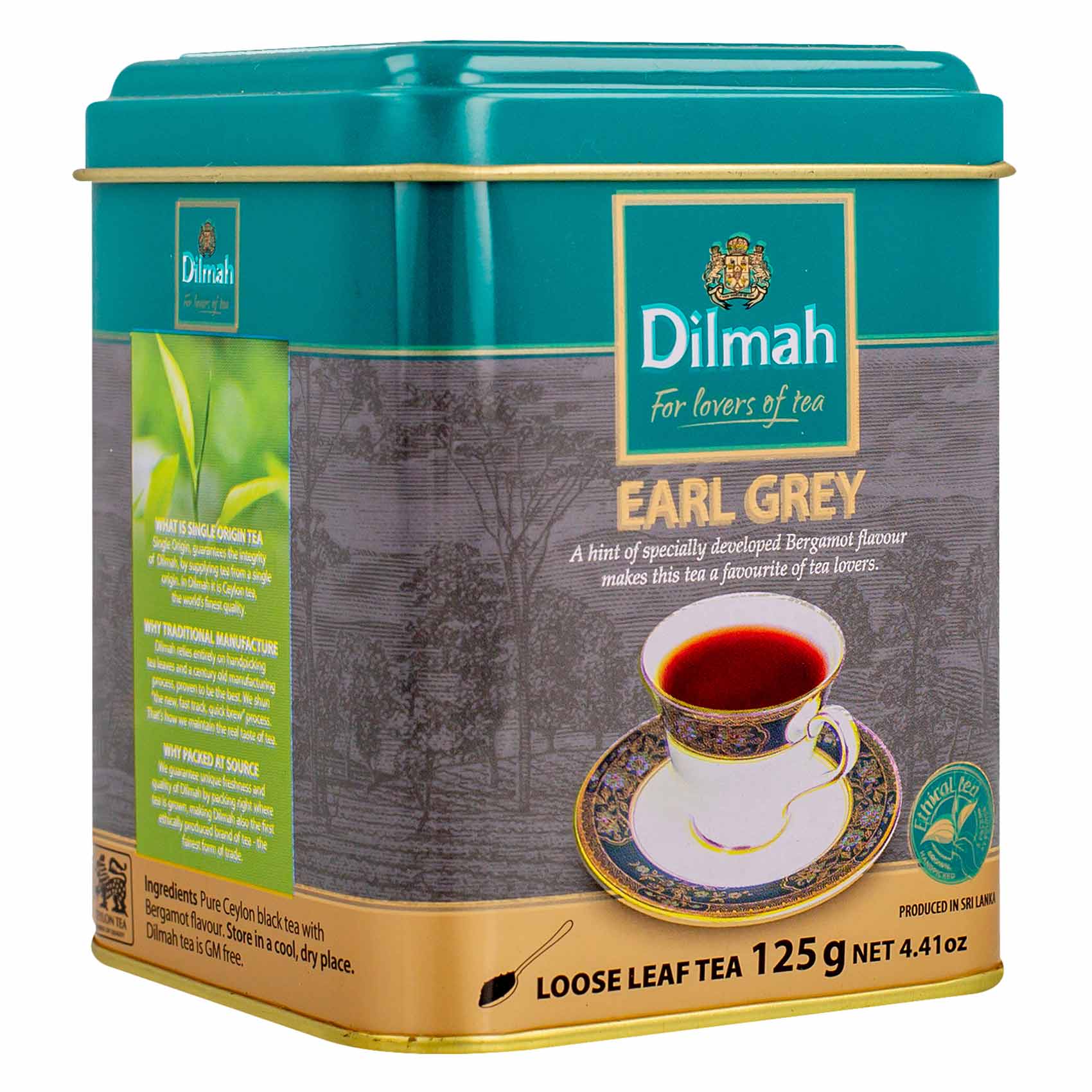 Dilmah Earl Grey Tea, Loose Leaf, 125g
