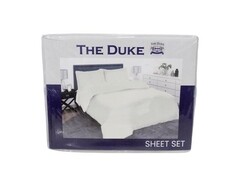 The Duke Sheet Set 2Pc-180T Cream 45171055