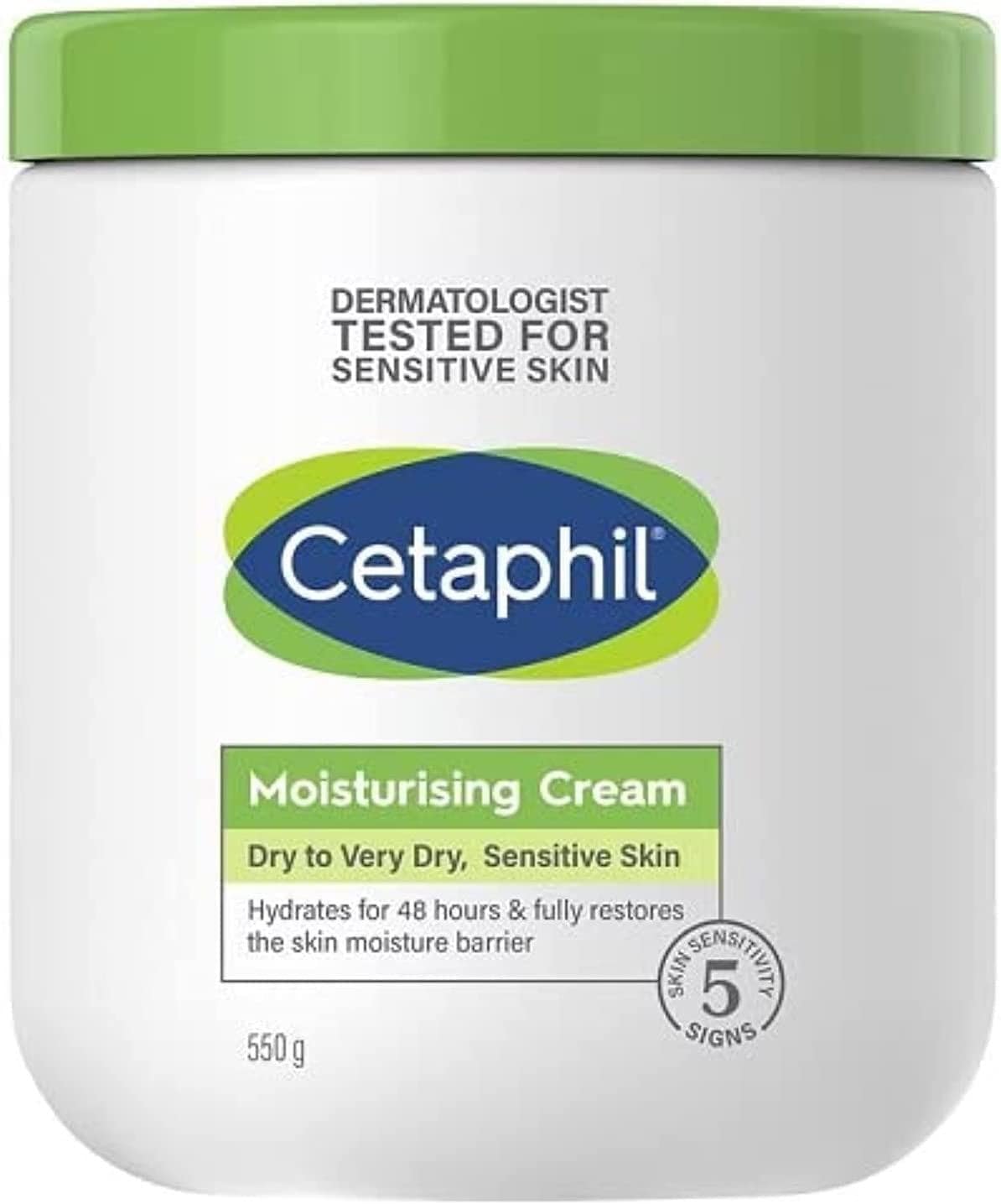 Cetaphil Face And Body Moisturizing Cream 550g