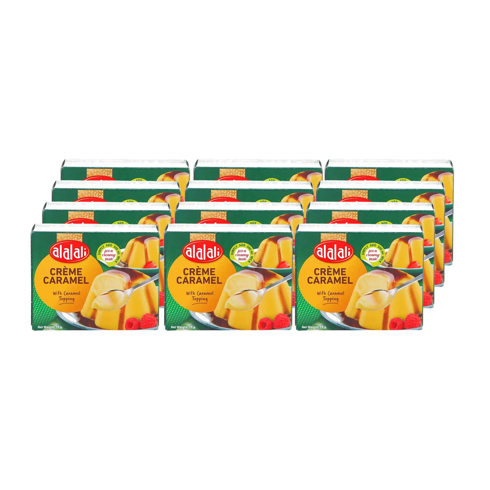 Al Alali Creme Caramel Topping 70g x Pack of 12