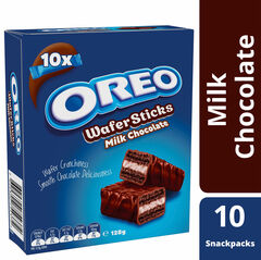 Oreo Wafer Sticks Milk Chocolate 128g