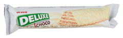 Ulker Deluxe Choco White Chocolate Coated Wafers with Milk Flavour Cream Filling 28g