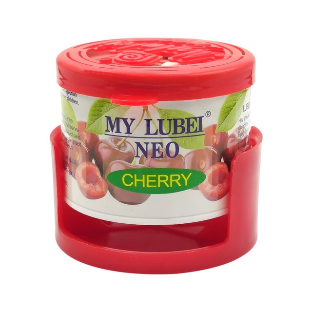 MY LUBEI NEO Cherry Air Freshener for Car, Home & Office – Long-Lasting Up to 8 Weeks, Natural Cherry & Lime Scent, Odor Eliminator, Gel-Based, Portable Can Freshener